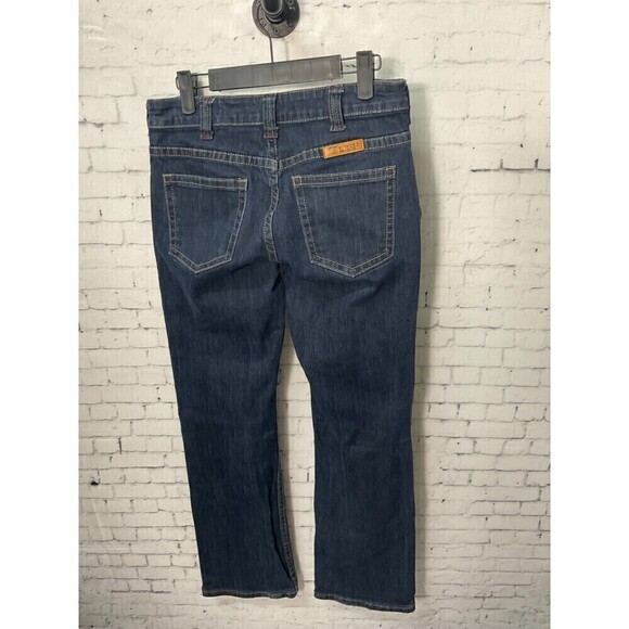 Cowgirl Tuff JUST TUFF JEANS Dark Wash Bootcut Trouser Pant Sz. 27x31 (U2) - Picture 7 of 10